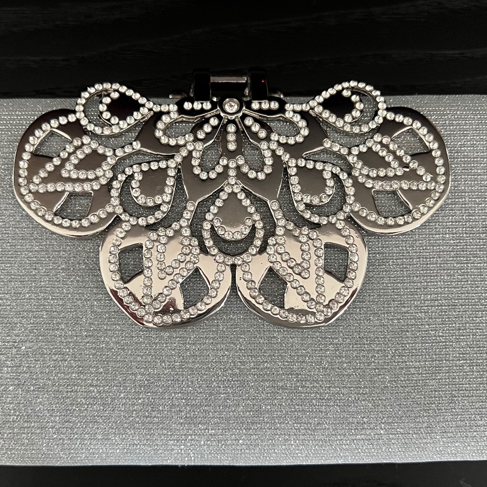 Brand New Peeptoe Evening Bag with sleeper bag